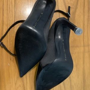 Zara black high heels